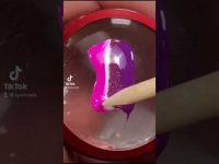 Pink & Purple Marble Nail Art 💓💜💅🏽 #nails #nailtutorial #acrylicnails #beautyhacks #nailart