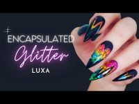 How To Encapsulate Glitter and Nail Art Tutorial – Heartbeat Nails #nailart #luxapolish