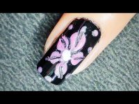 Nail Art Black and pink nail Colours Design #fashion #beauty #nailart #shorts #youtube #girls#nails