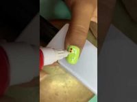 M letter nail art design #nailart #jaincraft #shorts