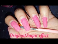 sugar nail art design || sugar effect nail art design #piubhol #nailart #youtube