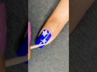 Nail Art Star Design #fashion #beauty #nailart #shorts #youtubeshorts #nailarttutorial #girls#nails