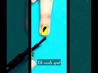 Tried This cute Nail Art 🥰| Attractive | Beginners | Nailart at home💅 | #nailart #trending  #shorts