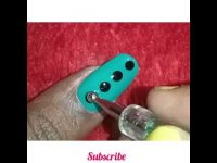 Easy nail art design/Simple nail art tutorial/#shorts/#youtubeshorts/#nailart