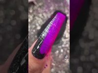 Colorful Spider Gel Nail Art 💓💙💜  #acrylicnails #beautyhacks #nailart