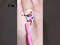 Holi Nail art design 💅#nailart #shorts