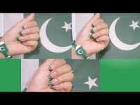 green and white nail polish designs| republic day nail art | green nailart tutorial #republicday