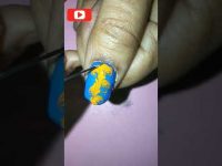 needle nail art…simple easy nailart designs