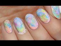 Easiest Watercolor Nail Art (great for beginners!)
