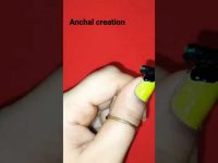 easy nail art design 💅 #short #youtube #nailart 😍