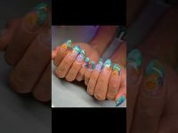 Cartoon Nail Art Compilation #shorts #youtubeshorts #nailart #nails