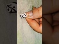 leaves nail art design 💅#shorts #viralshorts #nails #nailart