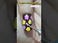 Flowers nail art 🌸 design  #nailart #shorts by Pushpa mehra