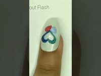 Heart Nail Art #shorts #nailart