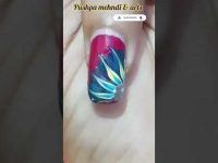 Simple Nail Art 💅 Design #nailart #shorts by Pushpa mehra