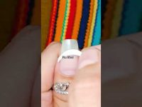 Flower nail art design #nailart #shorts