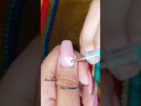 easy flower nail art design #nailart #shorts