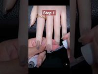 Easy nail art Step 1 #nailart #nails #fashion #viral #subscribe #explore  #shorts #supportme #diy