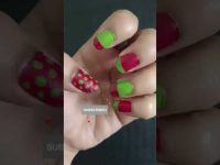Dots Nail Art At Home #shorts #nailart