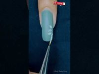 Easy Floral Nail Art Design For Beginners ✨💅 #shorts #ytshorts #nailart