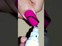 easy and beautiful nail art tutorial 💚💚💖🌹🥀#nailart #shorts #nails#trending #viral