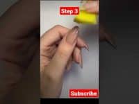 Easy Sponge Glitter Nail Art for beginners Step 3 #nailart #explore #diy #fyp #subscribe #shorts