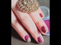 Beautiful & Super Easy Nail Art For Short Nails 💅 💜🤟🏻