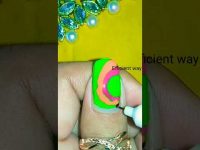 Marble design nail 💅 art #nailart #shorts