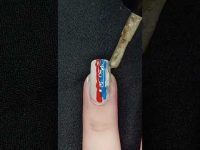 easy and simple nail art 💅#nailart #shorts#youtubeshorts