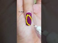 simple nail art #nailart #piubhol #shorts