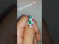 flower 🌺 nail art design 💅                         #nailart #shorts #youtubeshorts #trending