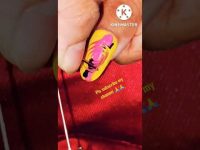 Nail art without tool 💅💅 || Safety Pin Nail art #nailart #shorts #nailcompilation