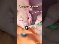 easy moon nail art🌙#easynailart #nailart #naildesign #shorts #design #youtubeshorts