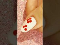 simple floral nail art #shortvideo  #nailart  #nails  #ytshorts  #mehsimcreations