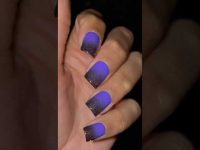 TRENDY FALL OMBRÉ NAIL ART USING NEW HOLO TACO POLISH #ad #halloweenmood #nailart