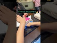 Maine first time nail art karwayi 💅 #shorts