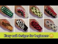 Nail art at Home || Easy nail designs for beginners || #easynailart #naildesign #nailart #nails