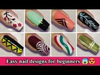 Easy nail art at home || Nail art for beginners || #easynailart #naildesign #nailart #nails