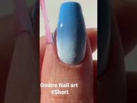 Ombre Nail art #sally #short #nailart