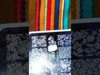 Stamping nail art design #nailart #shorts