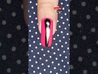 pretty pink colour nail art designs #nailart #short