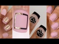 5 TRENDY NAIL DESIGNS | new nail art compilation using gel nail polish at home | pink chrome nailart