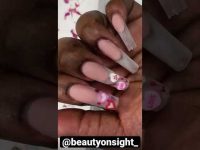 Encapsulated nail art using valentine pure #valentinonails  #nailart #nails #nailart