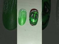 Christmas Nail Art #nailart #nails #shorts #makartt #grinch