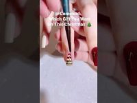 Christmas Nail Art 💅🏻 #nailart #nails | Nail polish design| Nail Art For Christmas| Christmas tree