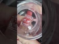 Christmas stamping red reflective nail art tutorial ✨️ on natural long nails 💅🏻