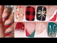 14 CHRISTMAS NAIL DESIGNS | huge Christmas nail art compilation using gel nail polish and regular