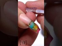 Quick Nail Tips: How To ADD A Foil Accent to Nail Art – #shorts