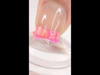 satisfying French manicure stamper nail  #YouTubepartner #shorts #nailart