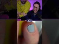 Trying nail polish that changes colours when your BEER is cold enough to drink??